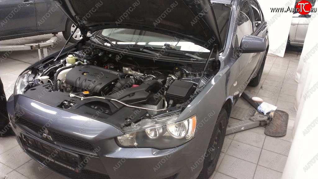 2 199 р. Газовые упоры капота Berkut Mitsubishi Lancer 10 CY хэтчбэк дорестайлинг (2007-2010)  с доставкой в г. Пермь
