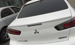 2 049 р. Лип спойлер M-VRS Mitsubishi Lancer 10 CY седан рестайлинг (2011-2017) (Неокрашенный)  с доставкой в г. Пермь. Увеличить фотографию 2