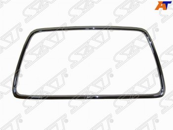 Молдинг решетки радиатора SAT (хром) Mitsubishi Lancer  10 CY (2007-2017) седан дорестайлинг, хэтчбэк дорестайлинг, седан рестайлинг, хэтчбек 5 дв рестайлинг