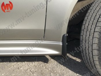 1 799 р. Передние брызговики Sport Mitsubishi Lancer 10 CY седан дорестайлинг (2007-2010)  с доставкой в г. Пермь. Увеличить фотографию 2