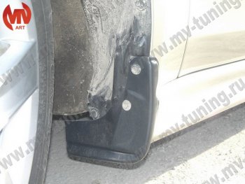1 799 р. Передние брызговики Sport Mitsubishi Lancer 10 CY седан дорестайлинг (2007-2010)  с доставкой в г. Пермь. Увеличить фотографию 3