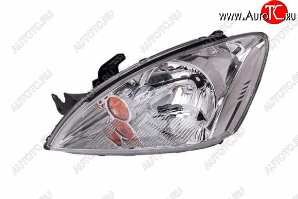 3 399 р. Фара BRIGHTROAD (мех. корректор, хром, левая) Mitsubishi Lancer 9 CS универсал 1-ый рестайлинг (2003-2005)  с доставкой в г. Пермь