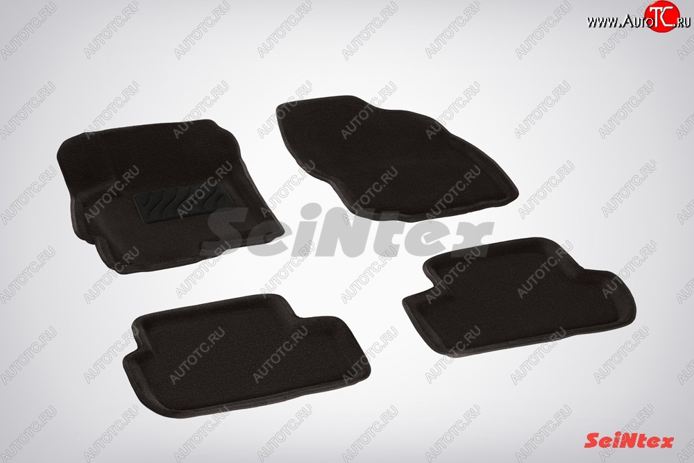 5 449 р. Износостойкие коврики в салон 3D MITSUBISHI LANCER X черные (компл) Mitsubishi Lancer 10 CY седан дорестайлинг (2007-2010)  с доставкой в г. Пермь