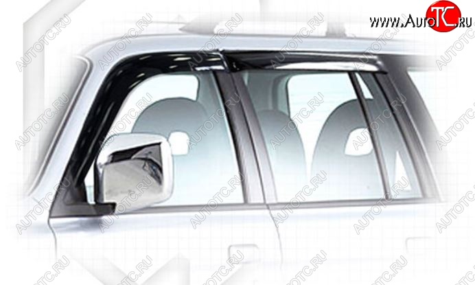 2 079 р. Дефлектора окон CA-Plastiс Mitsubishi Montero Sport PA дорестайлинг (1996-2000) (Classic полупрозрачный, Без хром.молдинга)  с доставкой в г. Пермь