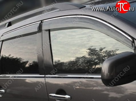 5 349 р. Комплект дефлекторов окон СТ Mitsubishi Outlander GF 2-ой рестайлинг (2015-2018)  с доставкой в г. Пермь
