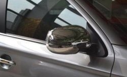 5 349 р. Накладки на зеркала СТ Mitsubishi Outlander GF 2-ой рестайлинг (2015-2018) (Неокрашенные)  с доставкой в г. Пермь. Увеличить фотографию 3