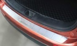 5 349 р. Защитная накладка на задний бампер СТ Mitsubishi Outlander GF 2-ой рестайлинг (2015-2018)  с доставкой в г. Пермь. Увеличить фотографию 2