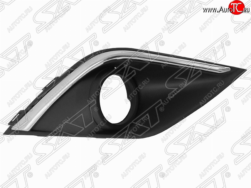 799 р. Правая оправа противотуманной фары SAT (хром) Mitsubishi Outlander GF 2-ой рестайлинг (2015-2018)  с доставкой в г. Пермь
