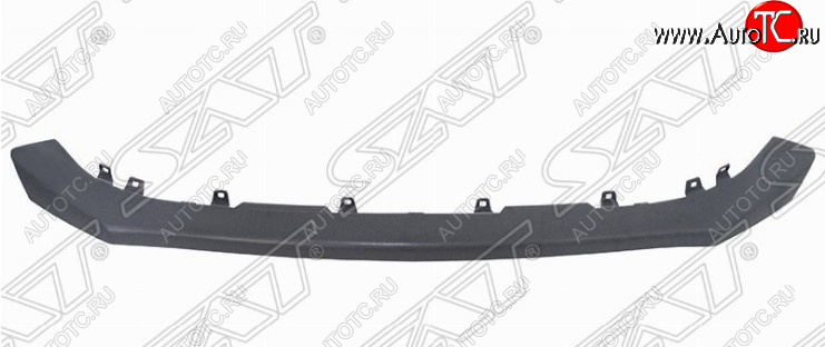 3 399 р. Вставка переднего бампера SAT (центральная нижняя)  Mitsubishi Outlander  GF (2015-2018) 2-ой рестайлинг (Неокрашенная)  с доставкой в г. Пермь