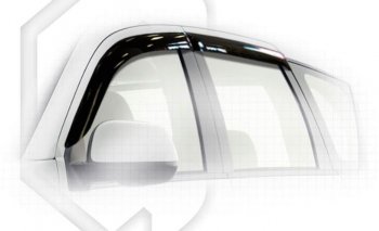 Дефлектора окон CA-Plastiс Mitsubishi Outlander  XL (2005-2009) (CW)  дорестайлинг (Classic полупрозрачный, Без хром.молдинга)