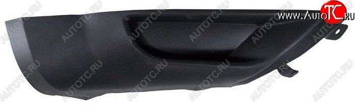 649 р. Правая накладка на передний бампер SAT Mitsubishi Outlander XL (CW)  дорестайлинг (2005-2009) (Неокрашенная)  с доставкой в г. Пермь