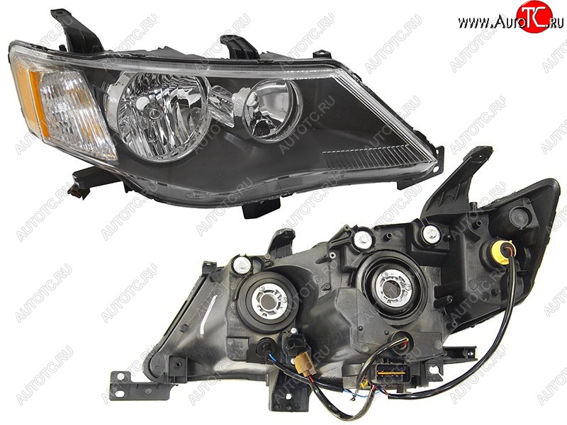 9 599 р. Правая фара SAT Mitsubishi Outlander XL (CW)  дорестайлинг (2005-2009)  с доставкой в г. Пермь