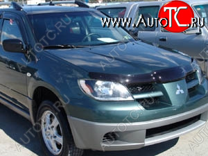 2 599 р. Дефлектор капота SIM Mitsubishi Outlander CU (2003-2009)  с доставкой в г. Пермь