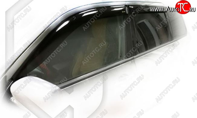 1 999 р. Дефлектора окон CA-Plastiс Mitsubishi Outlander CU (2003-2009) (Classic полупрозрачный)  с доставкой в г. Пермь