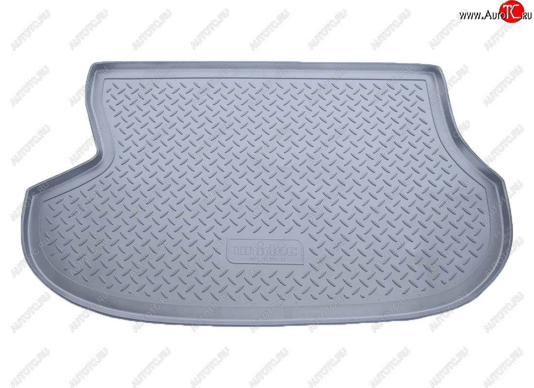 1 999 р. Коврик багажника Norplast Unidec  Mitsubishi Outlander  CU (2003-2009) (Цвет: серый)  с доставкой в г. Пермь