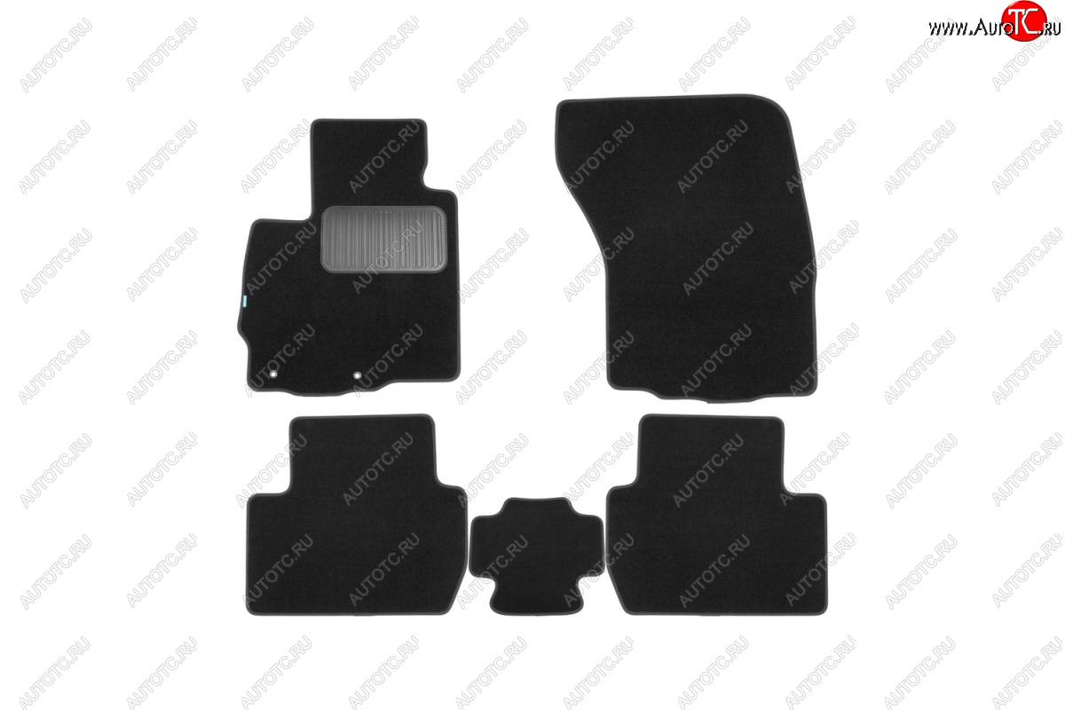 9 549 р. Текстильные коврики салона Klever Premium  Mitsubishi Outlander  XL (2010-2013) (CW)  рестайлинг (Черные)  с доставкой в г. Пермь