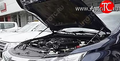 2 299 р. Упоры капота Russtal Mitsubishi Outlander GF дорестайлинг (2012-2014)  с доставкой в г. Пермь