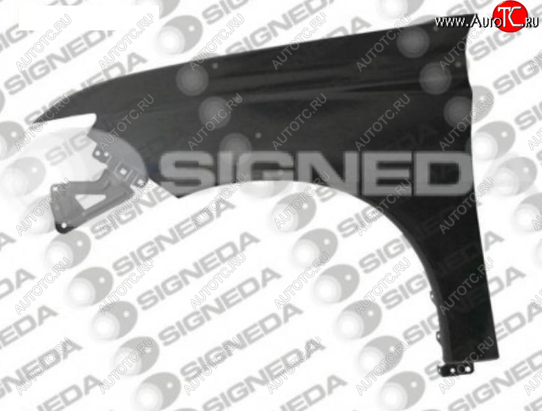 6 649 р. Левое крыло переднее SIGNEDA Mitsubishi Outlander GF дорестайлинг (2012-2014) (Неокрашенное)  с доставкой в г. Пермь