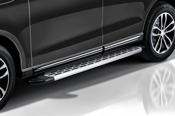17 399 р. Пороги алюминиевые Premium Silver 1700 серебристые Mitsubishi OUTLANDER (2012-2015) на  Mitsubishi Outlander  GF (2012-2014) дорестайлинг (Premium Silver )  с доставкой в г. Пермь. Увеличить фотографию 4