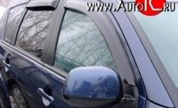 Дефлекторы окон (ветровики) Novline 4 шт Mitsubishi Outlander  XL (2010-2013) (CW)  рестайлинг