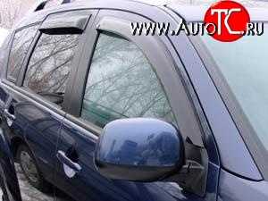 3 399 р. Дефлекторы окон (ветровики) Novline 4 шт  Mitsubishi Outlander  XL (2010-2013) (CW)  рестайлинг  с доставкой в г. Пермь