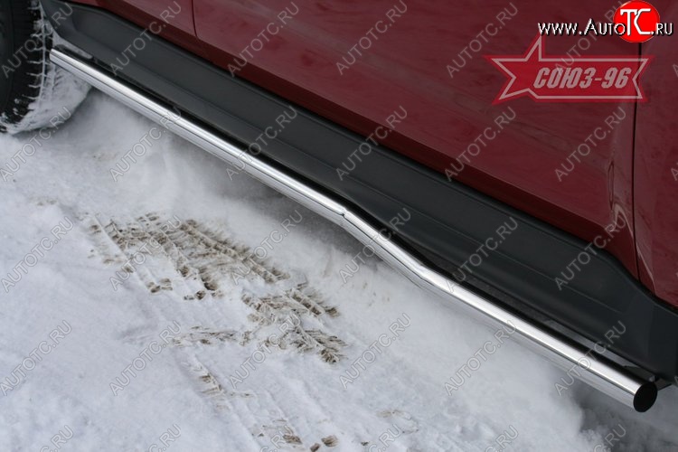 8 954 р. Защита порогов Souz-96 (d42)  Mitsubishi Outlander  XL (2010-2013) (CW)  рестайлинг  с доставкой в г. Пермь