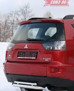Двойная защита заднего бампера Souz-96 (d60/42) Mitsubishi Outlander  XL (2010-2013) (CW)  рестайлинг