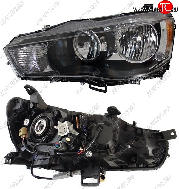 10 599 р. Левая фара SAT Mitsubishi Outlander XL (CW)  рестайлинг (2010-2013)  с доставкой в г. Пермь