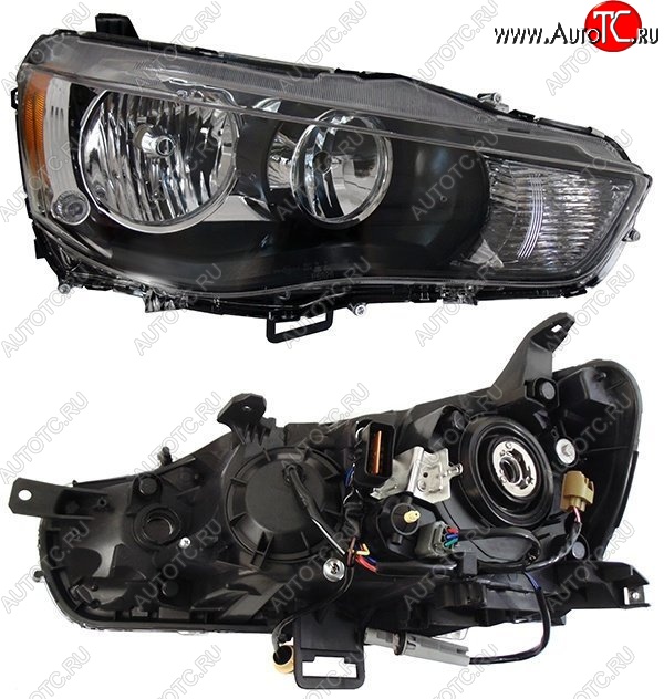 10 599 р. Правая фара SAT Mitsubishi Outlander XL (CW)  рестайлинг (2010-2013)  с доставкой в г. Пермь