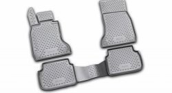 Комплект ковриков в салон Element-Autofamily 4 шт. (полиуретан) Mitsubishi Outlander  XL (2010-2013) (CW)  рестайлинг