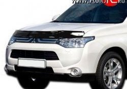 Дефлектор капота NovLine Mitsubishi Outlander  GF (2012-2014) дорестайлинг