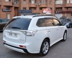 4 799 р. Боковые накладки на задний бампер BROOMER Design Mitsubishi Outlander GF дорестайлинг (2012-2014) (Неокрашенная)  с доставкой в г. Пермь. Увеличить фотографию 2