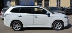 4 799 р. Боковые накладки на задний бампер BROOMER Design Mitsubishi Outlander GF дорестайлинг (2012-2014) (Неокрашенная)  с доставкой в г. Пермь. Увеличить фотографию 3