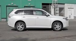 4 799 р. Боковые накладки на задний бампер BROOMER Design Mitsubishi Outlander GF дорестайлинг (2012-2014) (Неокрашенная)  с доставкой в г. Пермь. Увеличить фотографию 5
