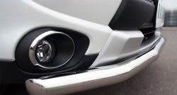 14 999 р. Одинарная защита переднего бампера диаметром 63 мм SLITKOFF  Mitsubishi Outlander  GF (2014-2016) 1-ый рестайлинг  с доставкой в г. Пермь. Увеличить фотографию 3