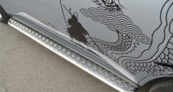 24 649 р. Широкая защита порогов SLITKOFF  Mitsubishi Outlander  GF (2012-2014) дорестайлинг  с доставкой в г. Пермь. Увеличить фотографию 2