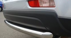 13 999 р. Одинарная защита заднего бампера из трубы диаметром 63 мм SLITKOFF  Mitsubishi Outlander  GF (2012-2014) дорестайлинг  с доставкой в г. Пермь. Увеличить фотографию 3