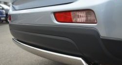 11 599 р. Защита заднего бампера (Ø75x42 мм, нержавейка) Russtal Mitsubishi Outlander GF дорестайлинг (2012-2014)  с доставкой в г. Пермь. Увеличить фотографию 3