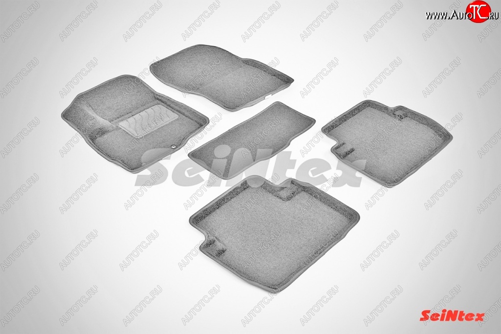 7 399 р. Износостойкие коврики в салон 3D MITSUBISHI OUTLANDER III сер (компл)  Mitsubishi Outlander  GF (2012-2014) дорестайлинг  с доставкой в г. Пермь