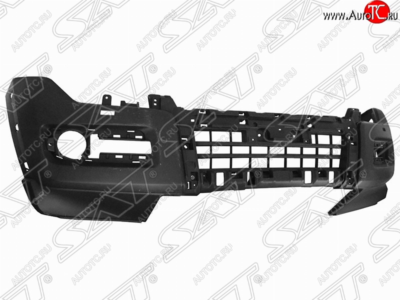 8 199 р. Передний бампер SAT Mitsubishi Pajero 4 V90 2-ой рестайлинг (2014-2020) (Неокрашенный)  с доставкой в г. Пермь