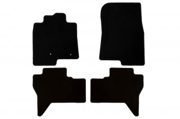 Текстильные коврики салона Klever Econom Mitsubishi Pajero 4 V80 3 дв. 1-ый рестайлинг (2011-2014) (Черные)