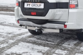Фаркоп Petroil Tuning (съемный квадрат) Mitsubishi Pajero  4 V90 (2014-2020) 2-ой рестайлинг