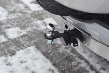 19 689 р. Фаркоп Petroil Tuning (съемный квадрат)  Mitsubishi Pajero  4 V90 (2014-2020) 2-ой рестайлинг  с доставкой в г. Пермь. Увеличить фотографию 3