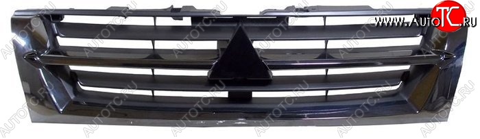 4 599 р. Решётка радиатора SAT Mitsubishi Pajero 3 V70 дорестайлинг (1999-2003) (Неокрашенная)  с доставкой в г. Пермь