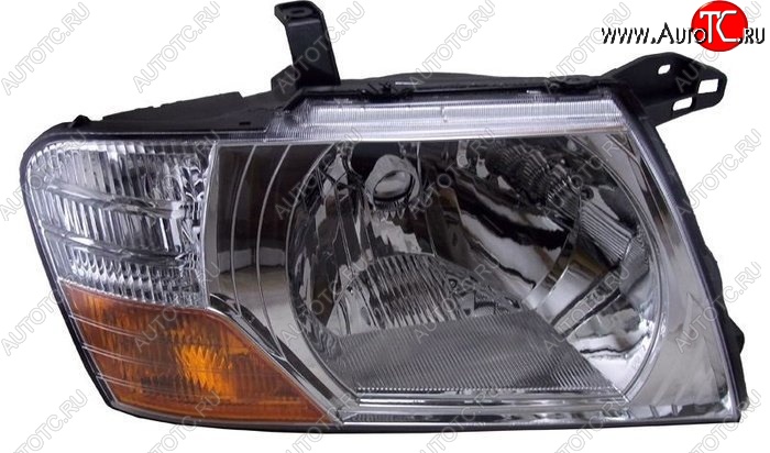 5 199 р. Правая фара SAT Mitsubishi Pajero 3 V70 дорестайлинг (1999-2003)  с доставкой в г. Пермь
