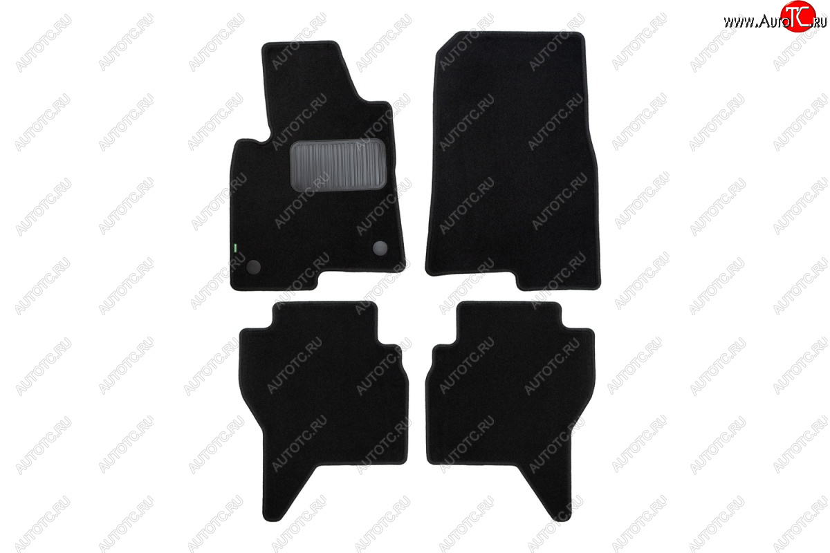7 449 р. Текстильные коврики салона Klever Standart Mitsubishi Pajero 3 V70 дорестайлинг (1999-2003) (Черные)  с доставкой в г. Пермь