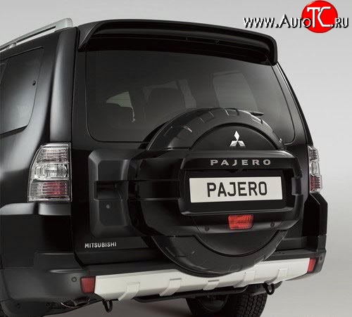 3 579 р. Чехол (кожух) запасного колеса Стандартный  Mitsubishi Pajero ( 4 V90,  4 V80) (2006-2015) дорестайлинг, дорестайлинг, 1-ый рестайлинг, 3 дв. 1-ый рестайлинг (Неокрашенный)  с доставкой в г. Пермь