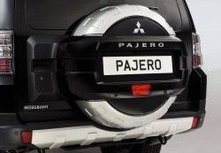 3 579 р. Чехол (кожух) запасного колеса Стандартный  Mitsubishi Pajero ( 4 V90,  4 V80) (2006-2015) дорестайлинг, дорестайлинг, 1-ый рестайлинг, 3 дв. 1-ый рестайлинг (Неокрашенный)  с доставкой в г. Пермь. Увеличить фотографию 6