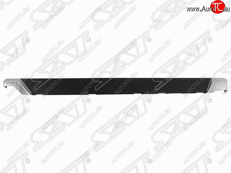 7 499 р. Правая накладка порога SAT Mitsubishi Pajero 4 V80 3 дв. 1-ый рестайлинг (2011-2014) (Неокрашенная)  с доставкой в г. Пермь