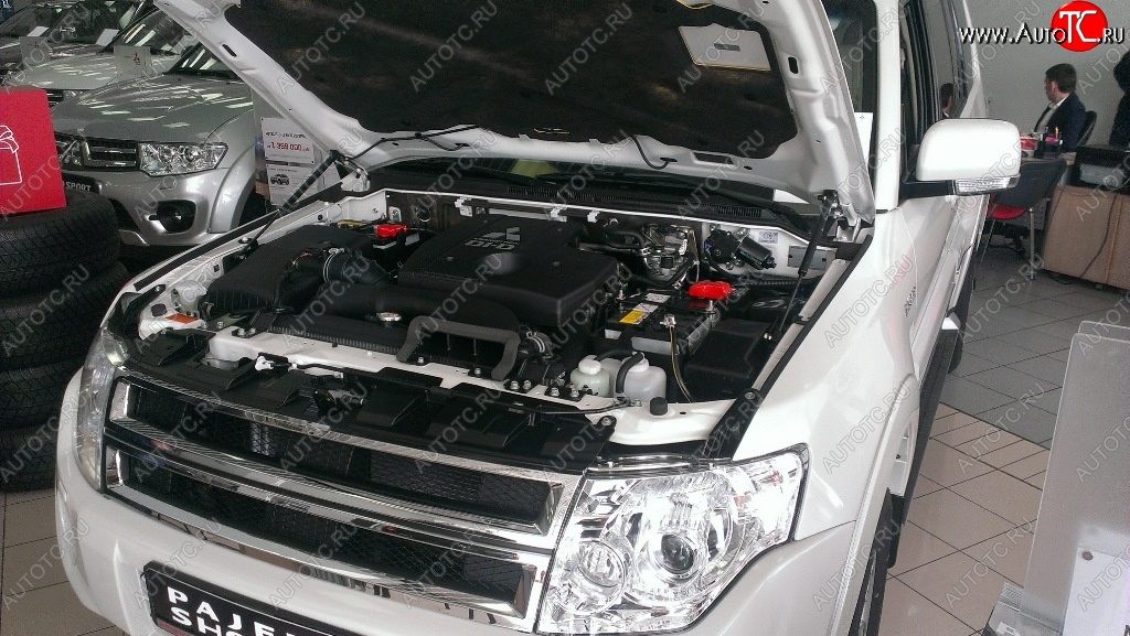 2 199 р. Газовые упоры капота Berkut Mitsubishi Pajero 4 V90 дорестайлинг (2006-2011)  с доставкой в г. Пермь
